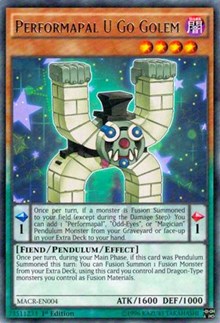 Performapal U Go Golem [MACR-EN004] Rare | Exor Games New Glasgow