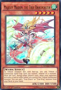 Majesty Maiden, the True Dracocaster [MACR-EN020] Ultra Rare | Exor Games New Glasgow