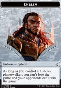 Emblem - Gideon of the Trials // Zombie Token [Amonkhet] | Exor Games New Glasgow