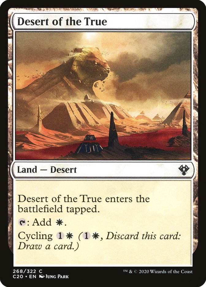 Desert of the True [Commander 2020] | Exor Games New Glasgow