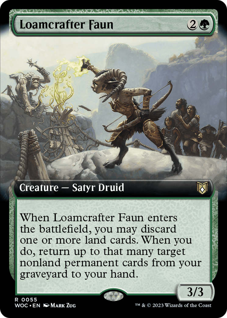 Loamcrafter Faun (Extended Art) [Wilds of Eldraine Commander] | Exor Games New Glasgow