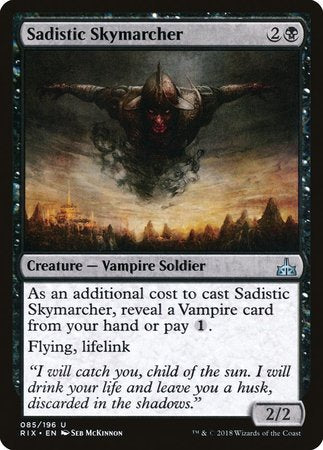 Sadistic Skymarcher [Rivals of Ixalan] | Exor Games New Glasgow