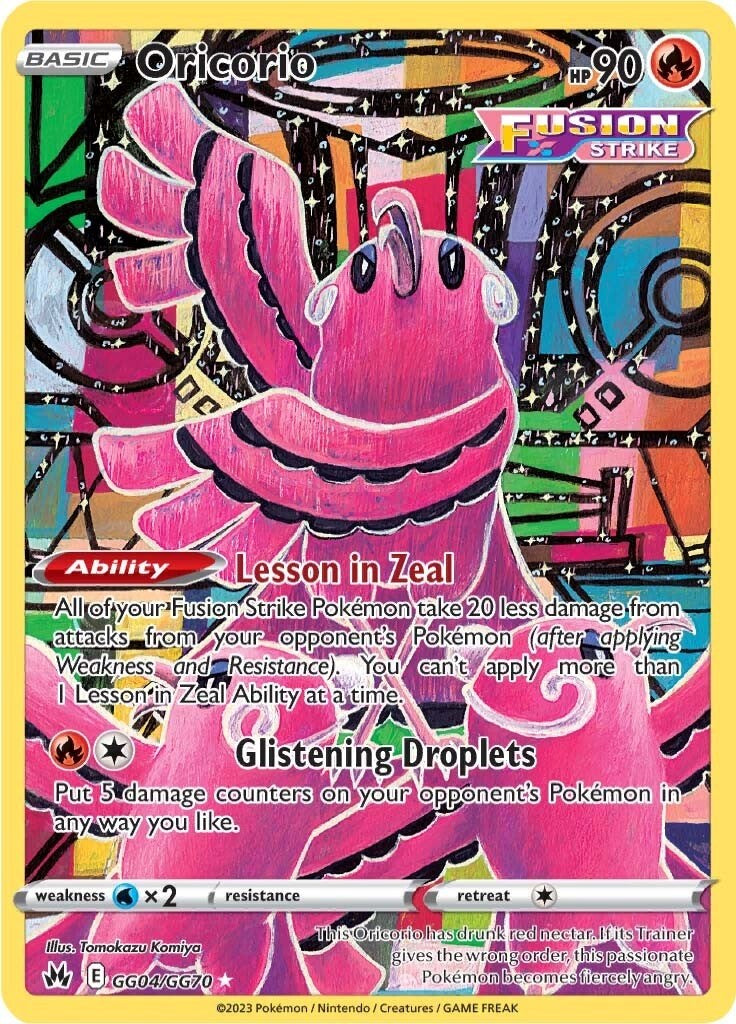 Oricorio (GG04/GG70) [Sword & Shield: Crown Zenith] | Exor Games New Glasgow