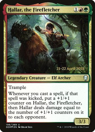 Hallar, the Firefletcher [Dominaria Promos] | Exor Games New Glasgow