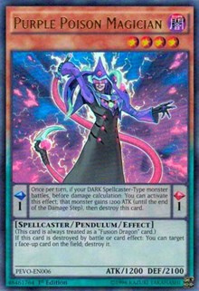 Purple Poison Magician [PEVO-EN006] Ultra Rare | Exor Games New Glasgow