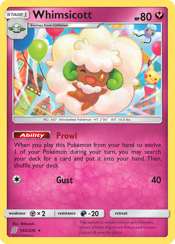 Whimsicott (144/236) [Sun & Moon: Unified Minds] | Exor Games New Glasgow