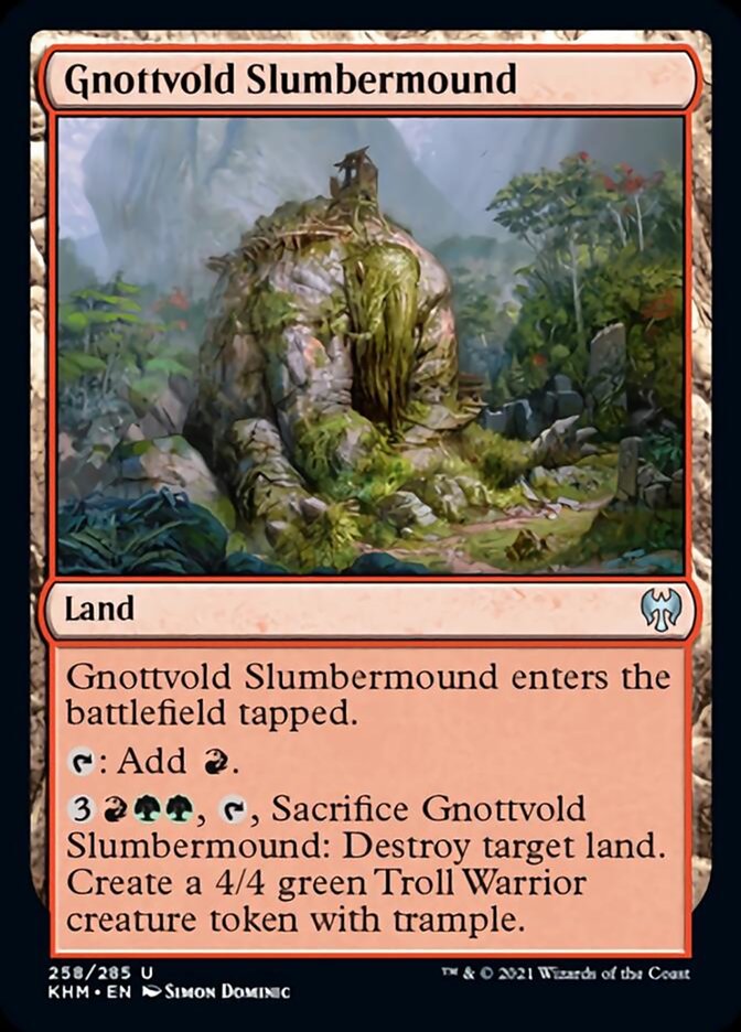 Gnottvold Slumbermound [Kaldheim] | Exor Games New Glasgow