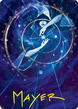 Time Warp Art Card (Gold-Stamped Signature) [Strixhaven: School of Mages Art Series] | Exor Games New Glasgow