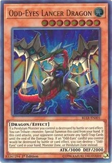 Odd-Eyes Lancer Dragon [BLLR-EN001] Ultra Rare | Exor Games New Glasgow