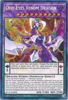 Odd-Eyes Venom Dragon [BLLR-EN006] Secret Rare | Exor Games New Glasgow