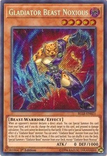 Gladiator Beast Noxious [BLLR-EN021] Secret Rare | Exor Games New Glasgow