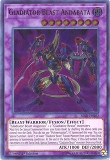 Gladiator Beast Andabata [BLLR-EN022] Ultra Rare | Exor Games New Glasgow