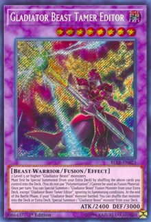 Gladiator Beast Tamer Editor [BLLR-EN023] Secret Rare | Exor Games New Glasgow