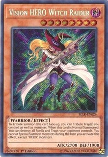 Vision HERO Witch Raider [BLLR-EN026] Secret Rare | Exor Games New Glasgow