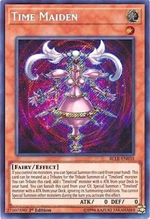 Time Maiden [BLLR-EN035] Secret Rare | Exor Games New Glasgow