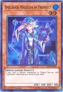 Spellbook Magician of Prophecy [BLLR-EN050] Ultra Rare | Exor Games New Glasgow