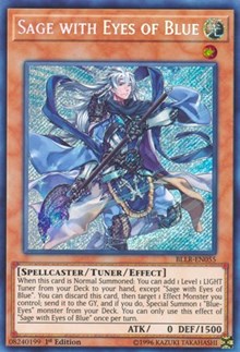 Sage with Eyes of Blue [BLLR-EN055] Secret Rare | Exor Games New Glasgow