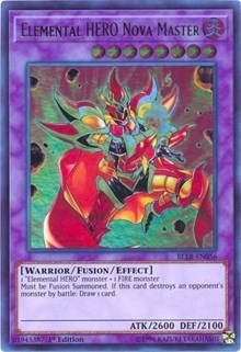 Elemental HERO Nova Master [BLLR-EN056] Ultra Rare | Exor Games New Glasgow