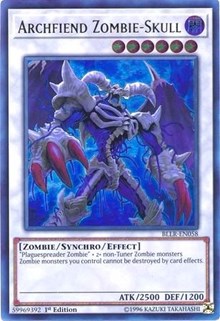 Archfiend Zombie-Skull [BLLR-EN058] Ultra Rare | Exor Games New Glasgow