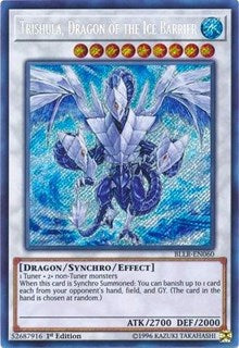 Trishula, Dragon of the Ice Barrier [BLLR-EN060] Secret Rare | Exor Games New Glasgow