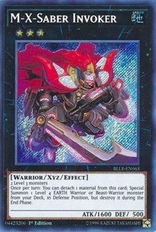 M-X-Saber Invoker [BLLR-EN063] Secret Rare | Exor Games New Glasgow