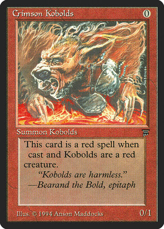 Crimson Kobolds [Legends] | Exor Games New Glasgow