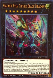 Galaxy-Eyes Cipher Blade Dragon [JUMP-EN081] Ultra Rare | Exor Games New Glasgow