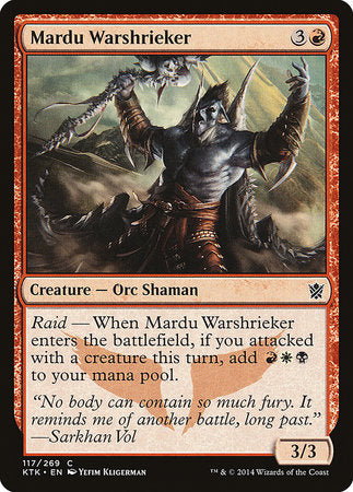 Mardu Warshrieker [Khans of Tarkir] | Exor Games New Glasgow