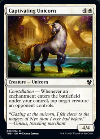 Captivating Unicorn [Theros Beyond Death] | Exor Games New Glasgow