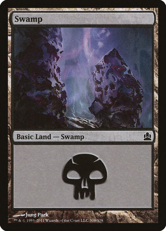 Swamp (308) [Commander 2011] | Exor Games New Glasgow