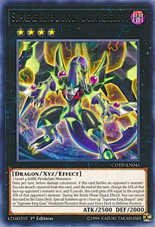 Supreme King Dragon Dark Rebellion [COTD-EN041] Rare | Exor Games New Glasgow