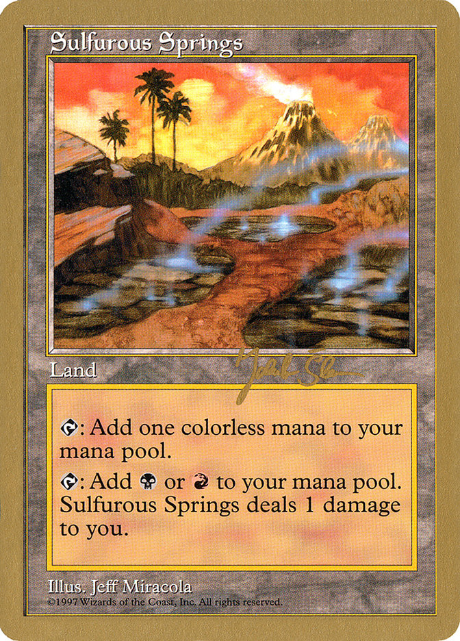 Sulfurous Springs (Jakub Slemr) [World Championship Decks 1997] | Exor Games New Glasgow