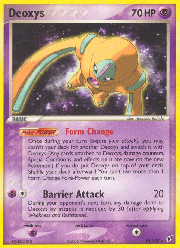 Deoxys (18/107) [EX: Deoxys] | Exor Games New Glasgow