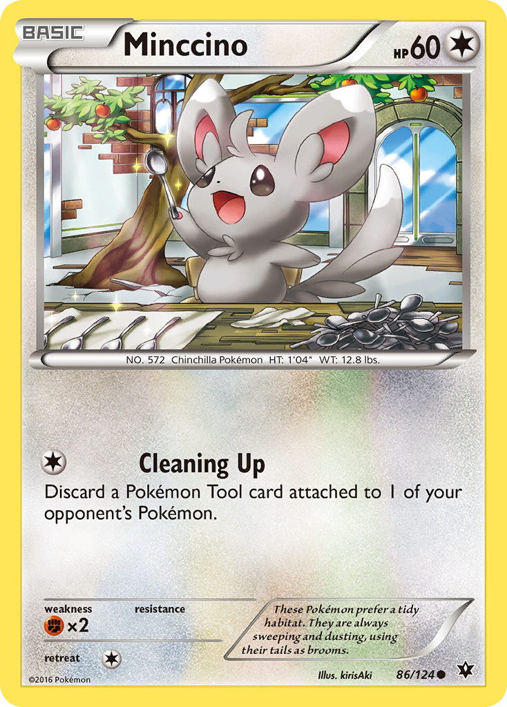 Minccino (86/124) [XY: Fates Collide] | Exor Games New Glasgow