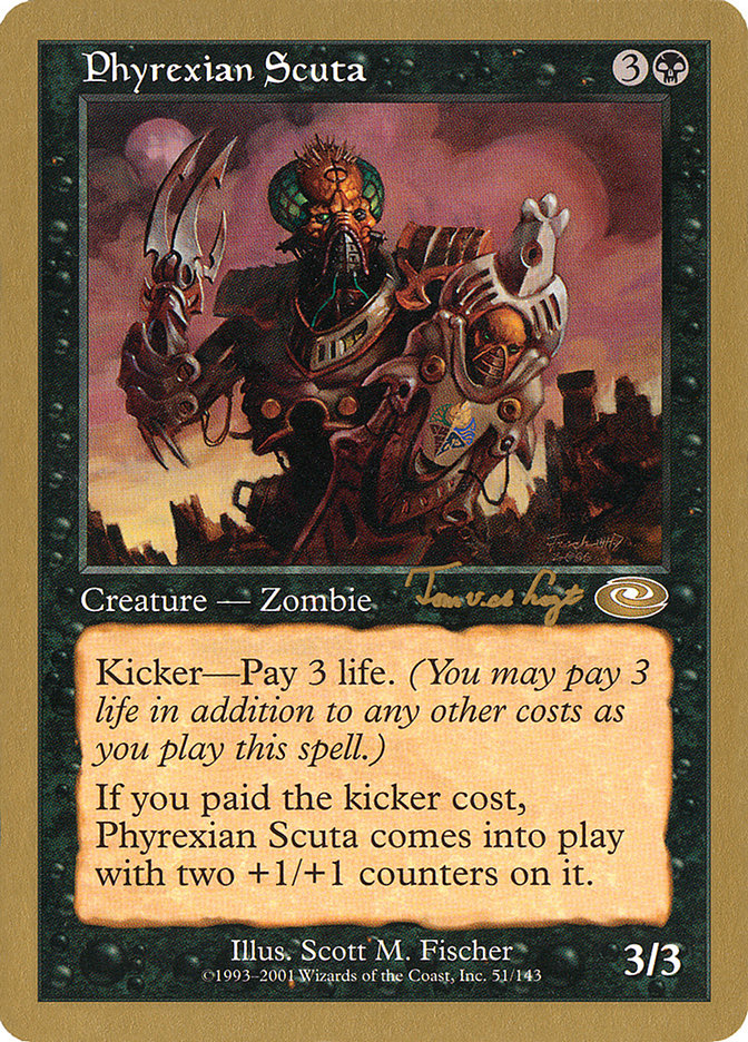 Phyrexian Scuta (Tom van de Logt) [World Championship Decks 2001] | Exor Games New Glasgow