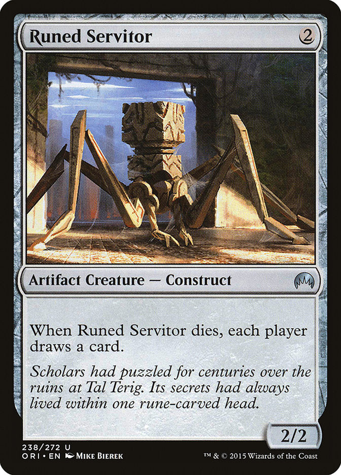 Runed Servitor [Magic Origins] | Exor Games New Glasgow