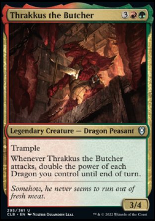 Thrakkus the Butcher [Commander Legends: Battle for Baldur's Gate] | Exor Games New Glasgow