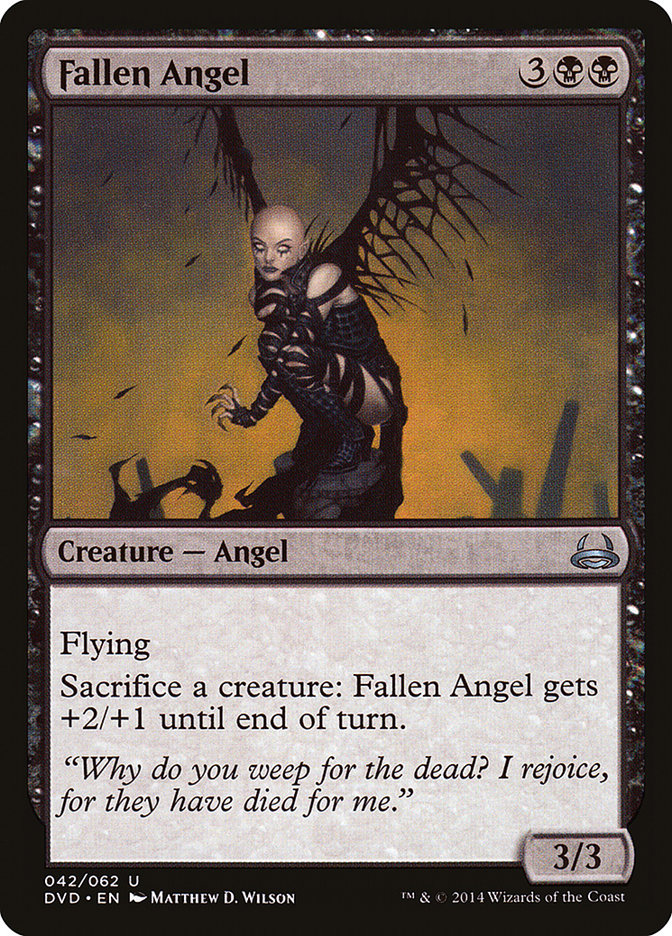 Fallen Angel (Divine vs. Demonic) [Duel Decks Anthology] | Exor Games New Glasgow