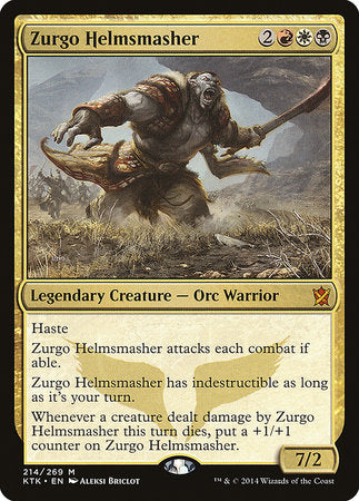 Zurgo Helmsmasher [Khans of Tarkir] | Exor Games New Glasgow