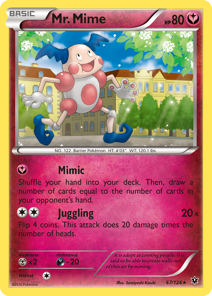 Mr. Mime (67/124) [XY: Fates Collide] | Exor Games New Glasgow