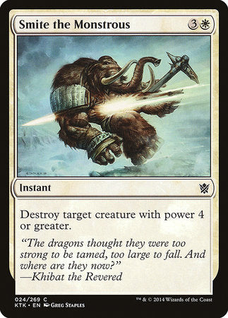 Smite the Monstrous [Khans of Tarkir] | Exor Games New Glasgow