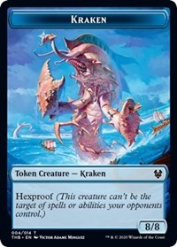 Kraken // Satyr Double-sided Token [Theros Beyond Death Tokens] | Exor Games New Glasgow