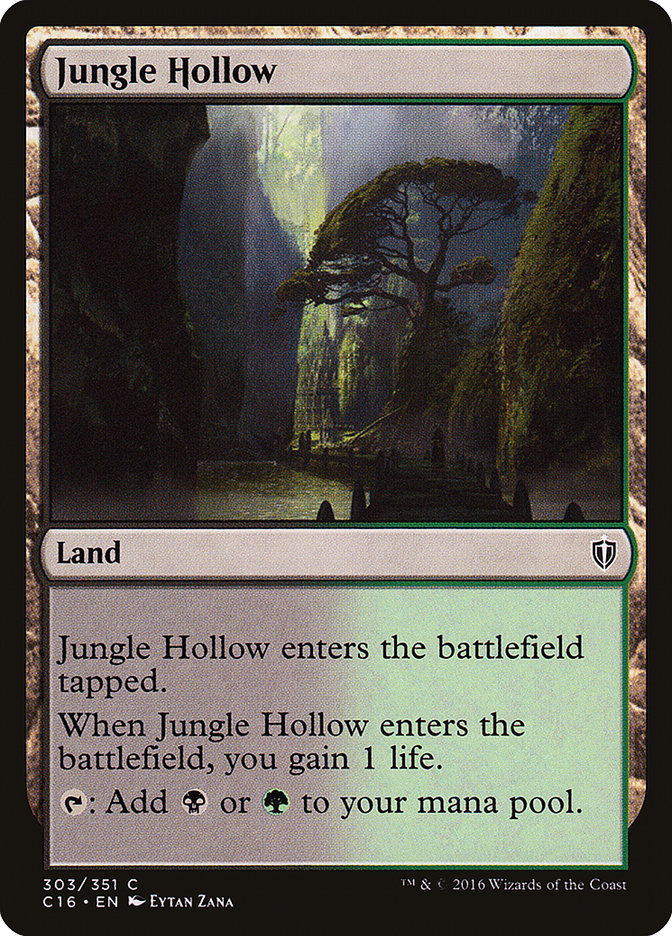 Jungle Hollow [Commander 2016] | Exor Games New Glasgow