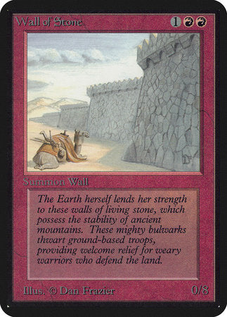 Wall of Stone [Limited Edition Alpha] | Exor Games New Glasgow