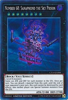 Number 68: Sanaphond the Sky Prison [CT14-EN008] Super Rare | Exor Games New Glasgow