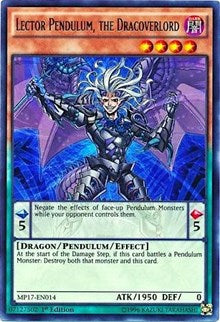 Lector Pendulum, the Dracoverlord [MP17-EN014] Ultra Rare | Exor Games New Glasgow