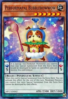 Performapal Bubblebowwow [MP17-EN062] Common | Exor Games New Glasgow