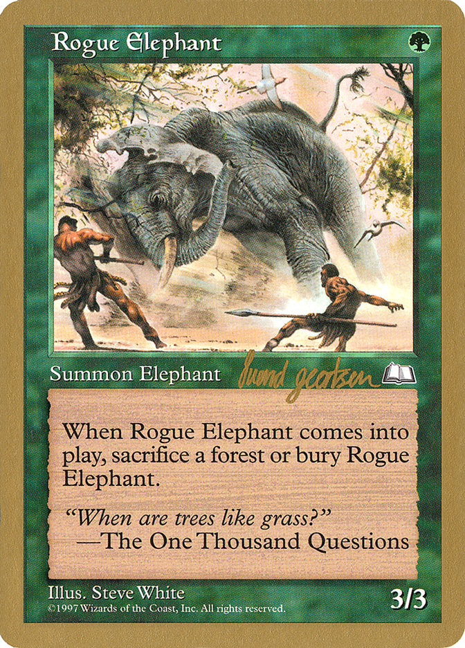 Rogue Elephant (Svend Geertsen) [World Championship Decks 1997] | Exor Games New Glasgow