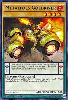 Metalfoes Goldriver [MP17-EN078] Rare | Exor Games New Glasgow