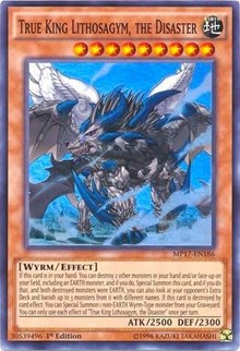 True King Lithosagym, the Disaster [MP17-EN186] Super Rare | Exor Games New Glasgow